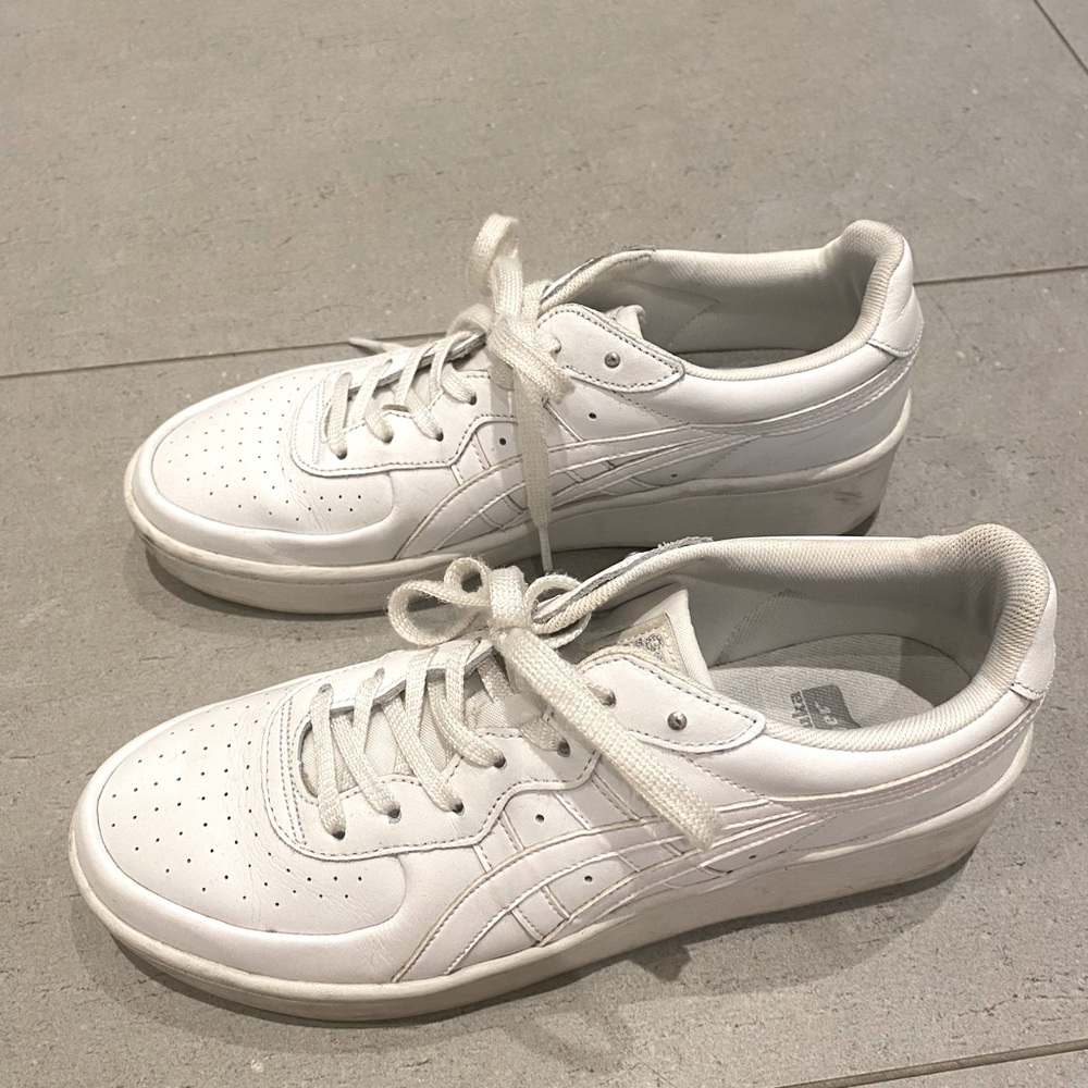Onitsuka tiger platform white sneakers size 7.5